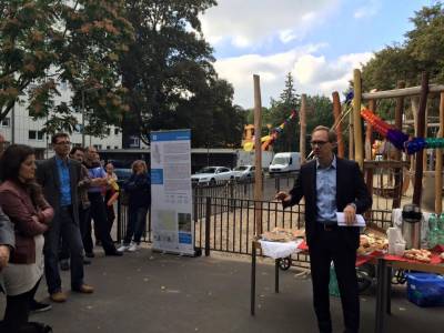 Erffnung des neuen Spielplatzes in der Togostrasse